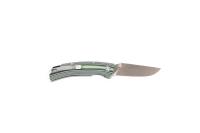 Нож Аляска складной, ст.AUS-10, рук.G10 (черно-зеленая) арт.66050 1